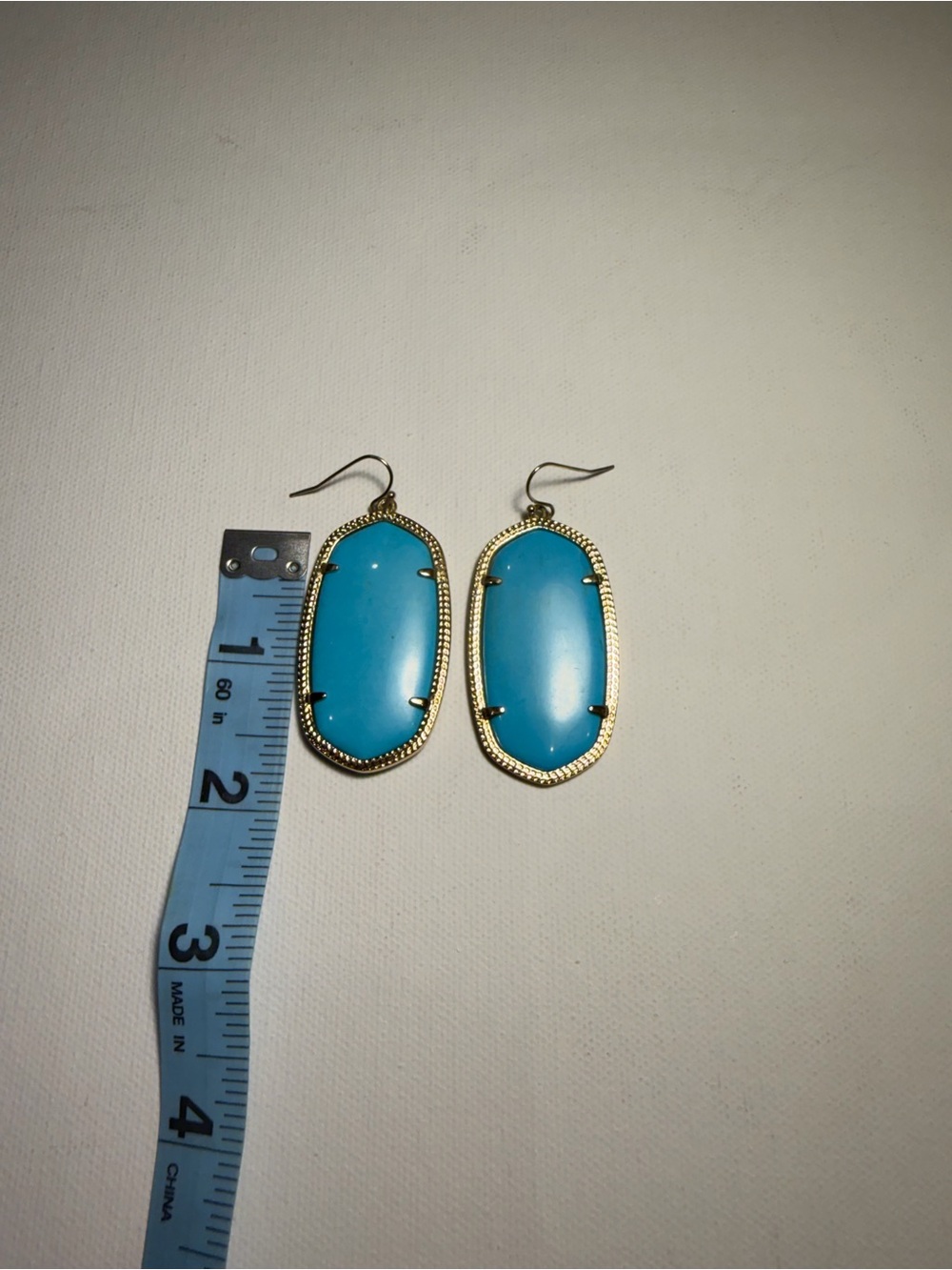 Turqoise Kendra Scott Elle Earrings - Picture 2 of 2